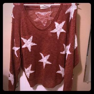 Design knit sweater